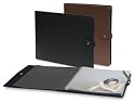 Prat Pampa Leather Spiral Presentation Book - Black, 8frac12; times; 11