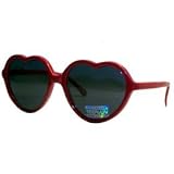 Solid Red Heart Shaped Lolita Sunglasses
