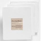 Little Bamboo Fitted Cribsheet , White by Little Bamboo