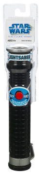 Childrens Toyshop  Toys : Star Wars The Clone Wars Basic Lightsaber Blue with Black Handle