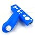 Nintendo Wii Remote and Nunchaku Controller Dark Blue Premium Silicone Skin Case Cover (Remote and Nunchaku NOT Included)
