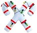 Candy Canes with Christmas Lights Antenna Ball Topper