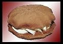 Freshly Made Sugar Free Jumbo Chocolate Cookie Sandwiches- 4 pack
