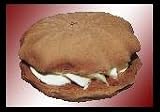 Freshly Made Sugar Free Jumbo Chocolate Cookie Sandwiches- 4 pack