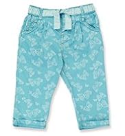 Autograph Pure Cotton Butterfly Print Chinos with Belt