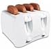 Kitchen & Housewares : Proctor Silex 24605 4 Slice Auto Off Cool Touch Toaster, White