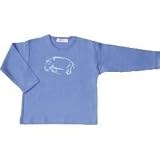 Under the Nile Organic Cotton Long Sleeve Tee - Blue Hippo - Assorted Sizes