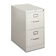 Basyx BSXH412PP Vertical File- 2-Drawer- Letter- 15in.x22in.x26-.06in.- Black