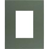 Savage ProMatte, Single 12 x 16 Photo Mat with 8 x 12 Opening, Bevel Cut, Acid Free, Single Color: Cypress Green