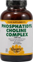 Country Life - Phosphatidyl Choline Complex, 1200 mg, 200