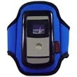 Neoprane Workout Armband for Sony Walkman A726 A728 A729 A828 A829 A815 A816 A818 S615 S616 S618 + Sony Walkman Car Charger + Wisdom*courage Neckstrap (Blue)
