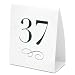 Kitchen & Housewares : Table Number Tent Style Card - Numbers 1-2 - 12 per package