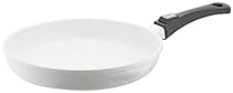 Berndes 032117 Vario Click Induction White Aluguss Bratpfanne keramik mit abnehmbarem Griff 28 cm
