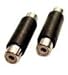 Hosa GRA-101 RCA Female to RCA Female Coupler (2-Pieces)