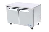 48 Undercounter Cooler Stainless Steel 12 CuFt Refrigerator MUR-48