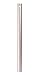 kathy ireland HOME Ceiling Fan Downrod, 12 Inch, Brushed Steel