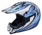 VCAN DOT Kids Youth Dirt Bike Helmet 310EB Black/Blue