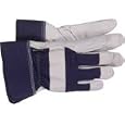 Premium Grained Leather Palm Gloves, Large