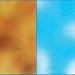 Interfit Photographic Master Collapsible Disc Double Sided Panel Background, Pisa, Blended Orange & Brown / Verona, Blended Blue & White, 1.5 m x 2 m (59