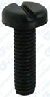 100 M6-1.0 X 20mm Black Nylon License Plate Screws