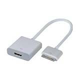 HDMI Adapter für Apple iPad 1 & 2, 4 iPhone & iPod Touch 4 - Schauen Sie sich Filme auf Ihrem iPad von Ihrem TV-oder HDMI-Monitor.