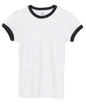Bella Ladies Rib Ringer T-Shirt
