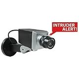 Talking Phony Security Camera Flashing LED Light with Phony Video Cable
