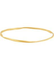 Wave-Style Bangle Bracelet gold-plated 85573
