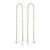 Sterling Silver Ear Threads Threaders 5 Inch / Add A Bead