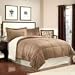 Cozy Nights Comforter Mini Set- Brown Mink Sherpa- Full/Queen Cozy Nights Comforter Mini Set- Brown Mink Sherpa- Full/Queen
