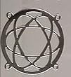 Golden Atomic Energy Steel 120mm Case Fan Grill