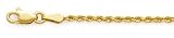14K Yellow Gold 2.0MM REGULAR ROPE SOLID 18" NECKLACE
