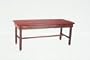 Wooden 30" x 78" x 30" Treatment Table with H-Brace