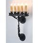 16"W Victorian Theatre 5 Lt Wall Sconce