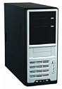 Colors It 8037 C43 Black & Silver Midi Pc Case 400W