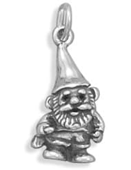 Sterling Silver Garden Gnome Charm
