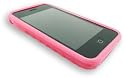 GreyMobiles DIAMOND GRIP Pink Silicone Skin Case For Apple iPhone 3G / iPhone 3GS WITH FREE SCREEN PROTECTOR