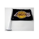 Los Angeles Lakers - NBA Car Flag (Black)