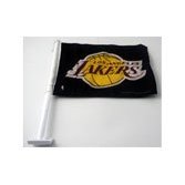 Los Angeles Lakers - NBA Car Flag (Black)