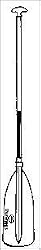 Assorted Paddle Plstc 4 1/2'blk