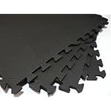 120SquareFeet(30tiles+borders)'WeSellMats'CharcoalGray2'x2'x3/8