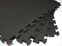 120 Square Feet ( 30 tiles + borders) 'We Sell Mats' Charcoal Gray 2' x 2' x 3/8 Anti-Fatigue Interlocking EVA Foam Exercise Gym Flooring