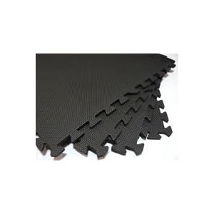 144 Square Feet ( 36 tiles + borders) 'We Sell Mats' Charcoal Gray 2' x 2' x 3 8 Anti-Fatigue... by 
