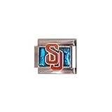 Syracuse Orangemen Italian Style Charm-Glitter