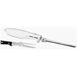 Hamilton Beach 74250 Carve 'n Set Electric Knife with Case, White