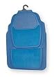 Westward 1EBA8 Floor Mat Set Of 4, Blue