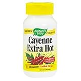 Cayenne 100,000 HU Extra Hot - 100 caps., (Nature s Way)