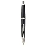 Pilot Vanishing Point Retractable Fountain Pen, Black with Rhodium Accents, Medium Nib, (60242)