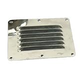 Stainless Steel Flat Louvered Vent