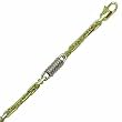 Two Tone Fashionable Bullet Men's Bracelet